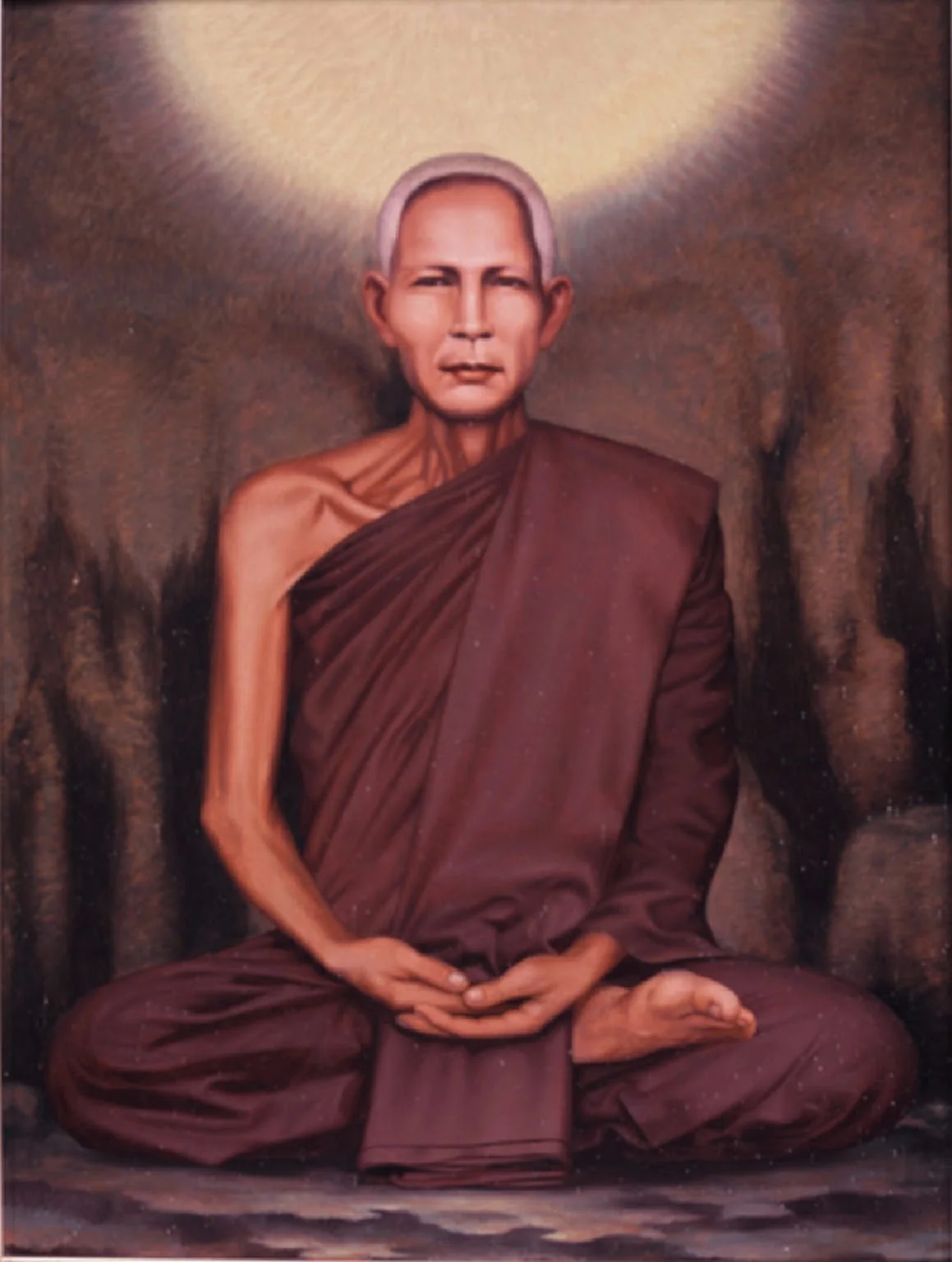 Luang Pu Thep Lok Udon (Lp Thap) or Phra Uttara Thera, Wat Chana Songkhram